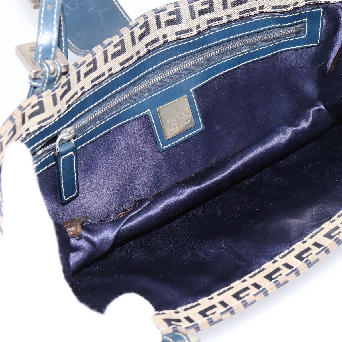 Fendi Zucchino Navy Rectangle Baguette