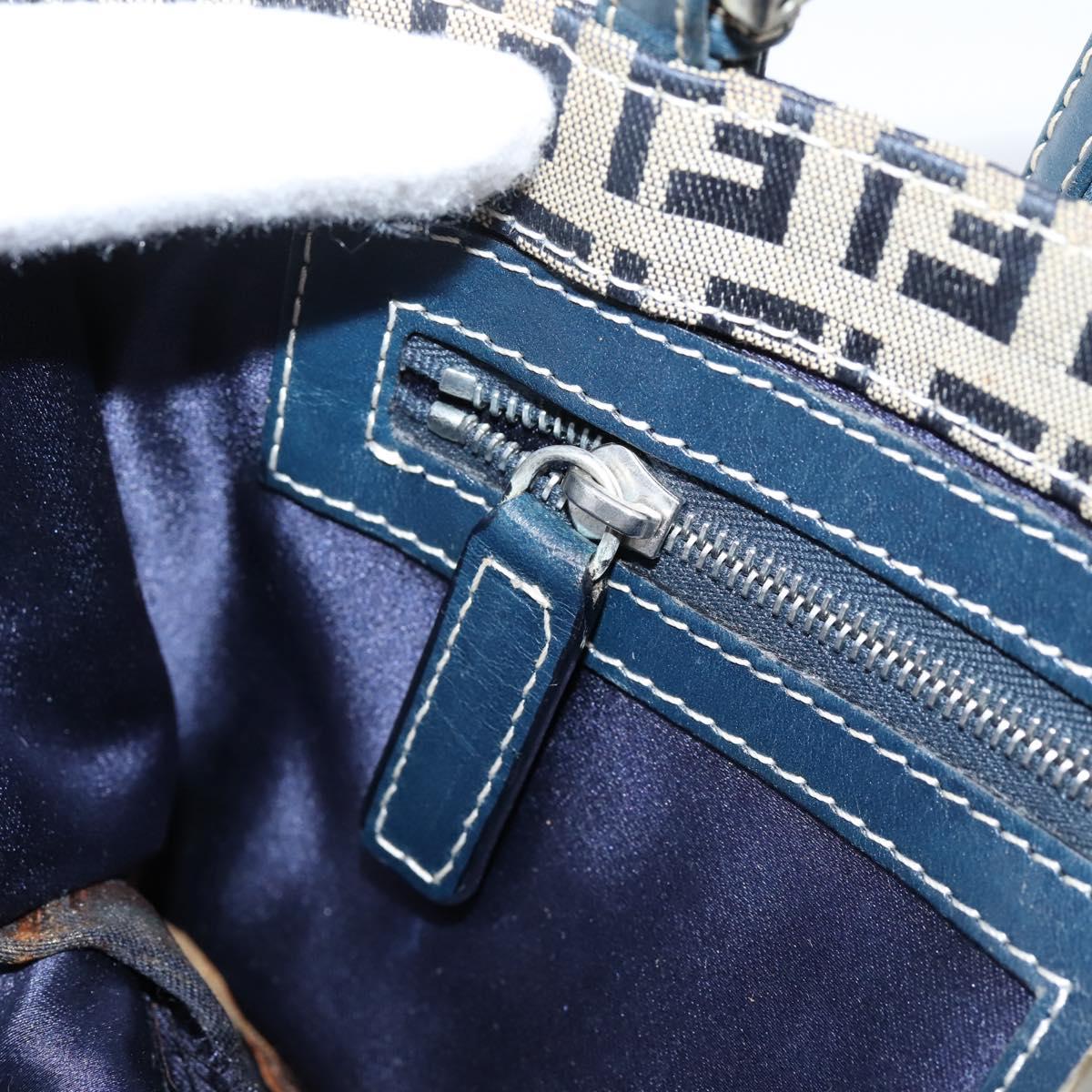 Fendi Zucchino Navy Rectangle Baguette
