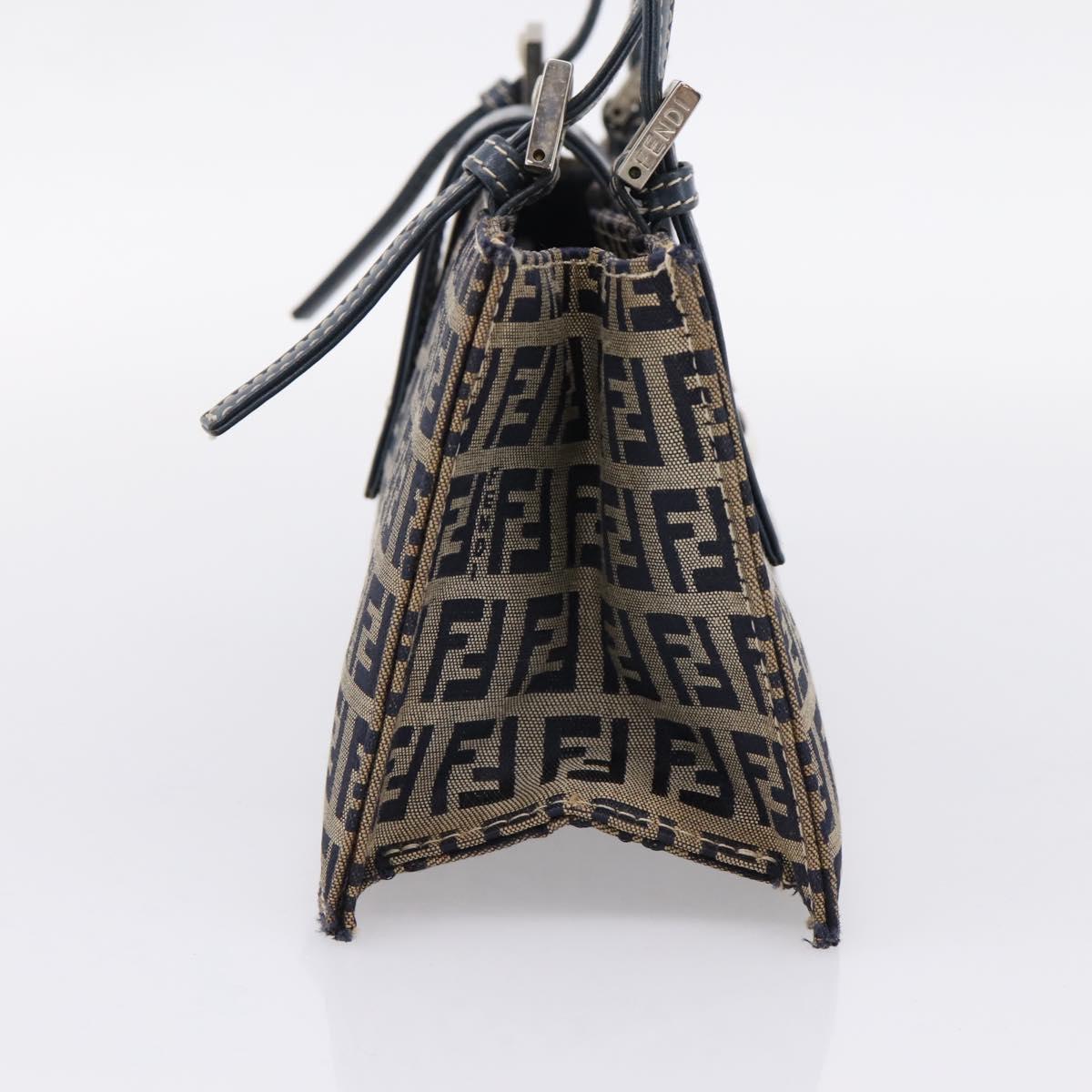 Fendi Zucchino Navy Rectangle Baguette