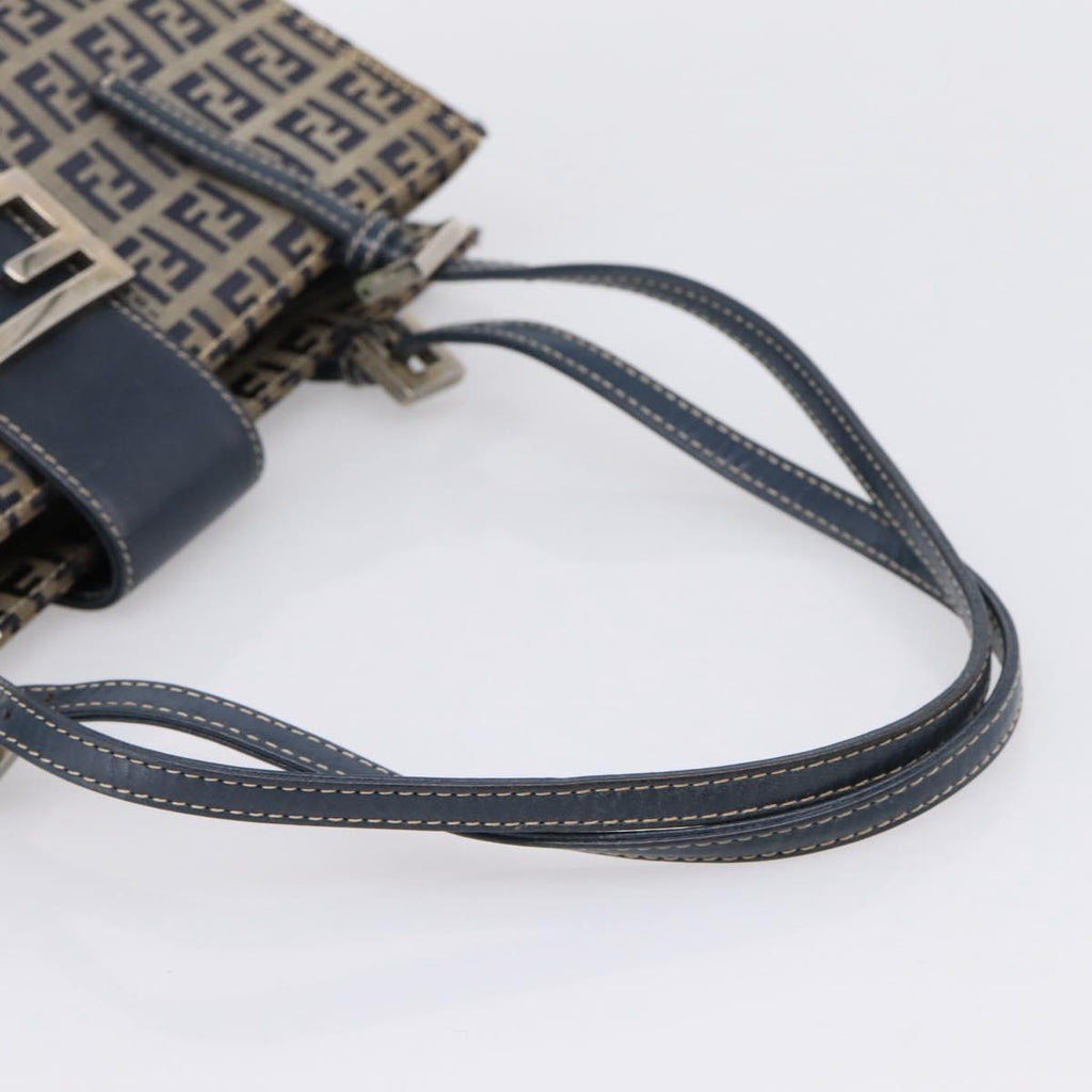 Fendi Zucchino Navy Rectangle Baguette