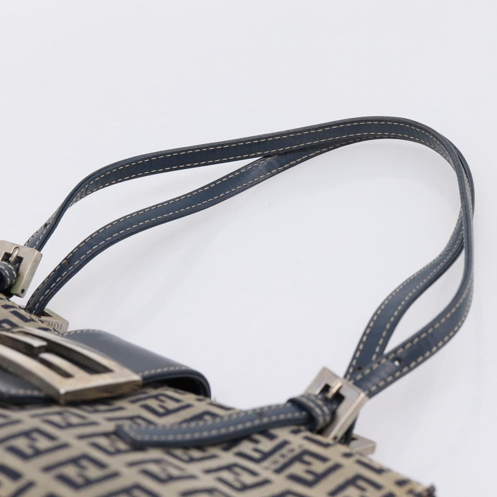 Fendi Zucchino Navy Rectangle Baguette