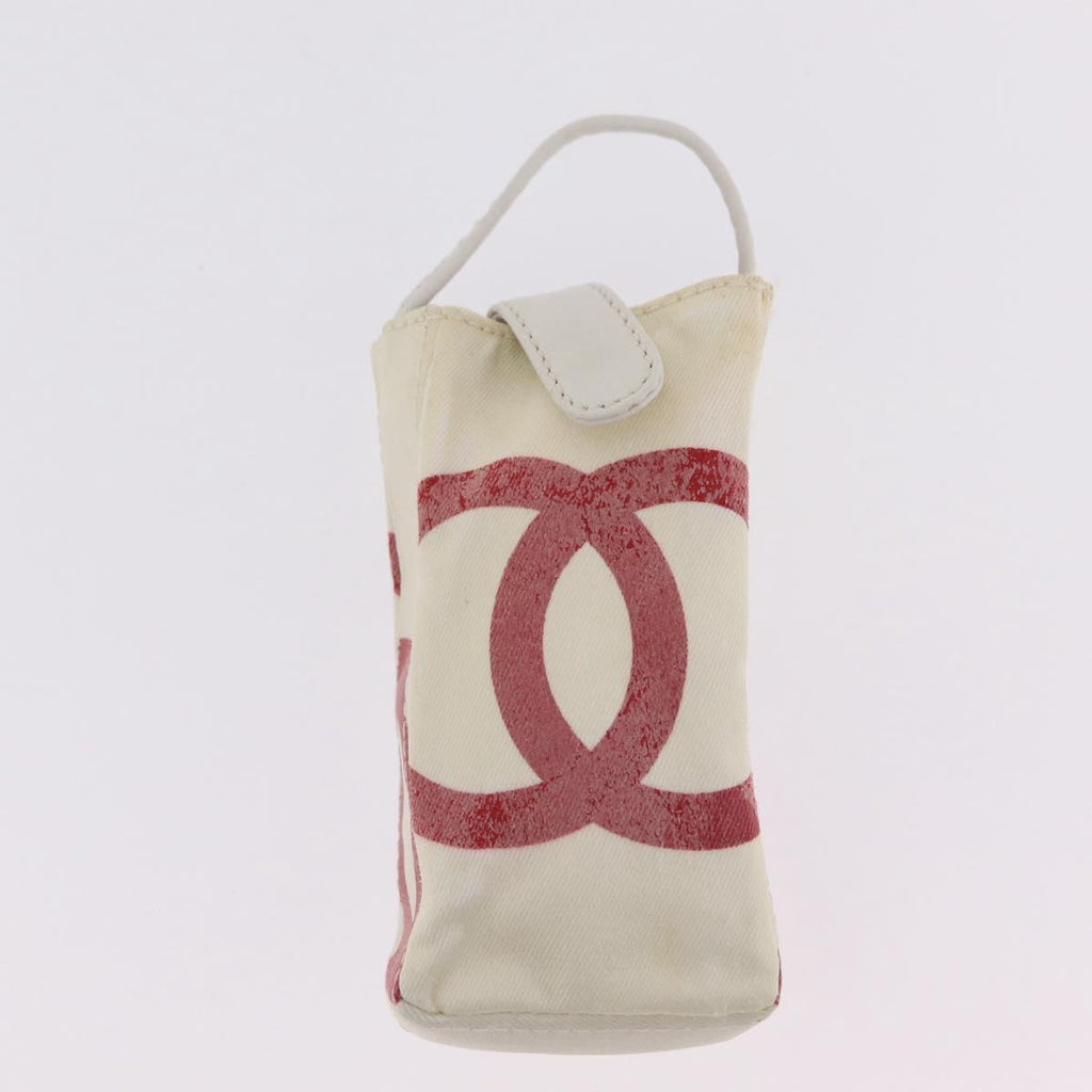 Chanel White Raffia Tote