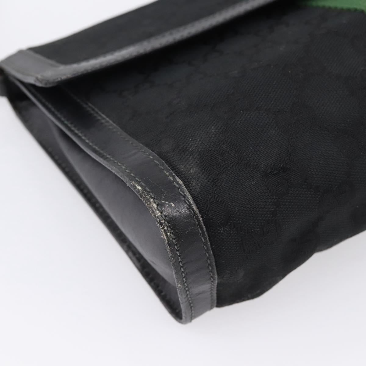 Gucci Black Monogram Sherry Line Crossbody