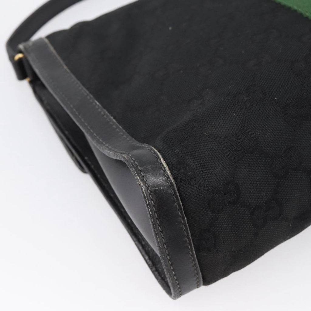 Gucci Black Monogram Sherry Line Crossbody