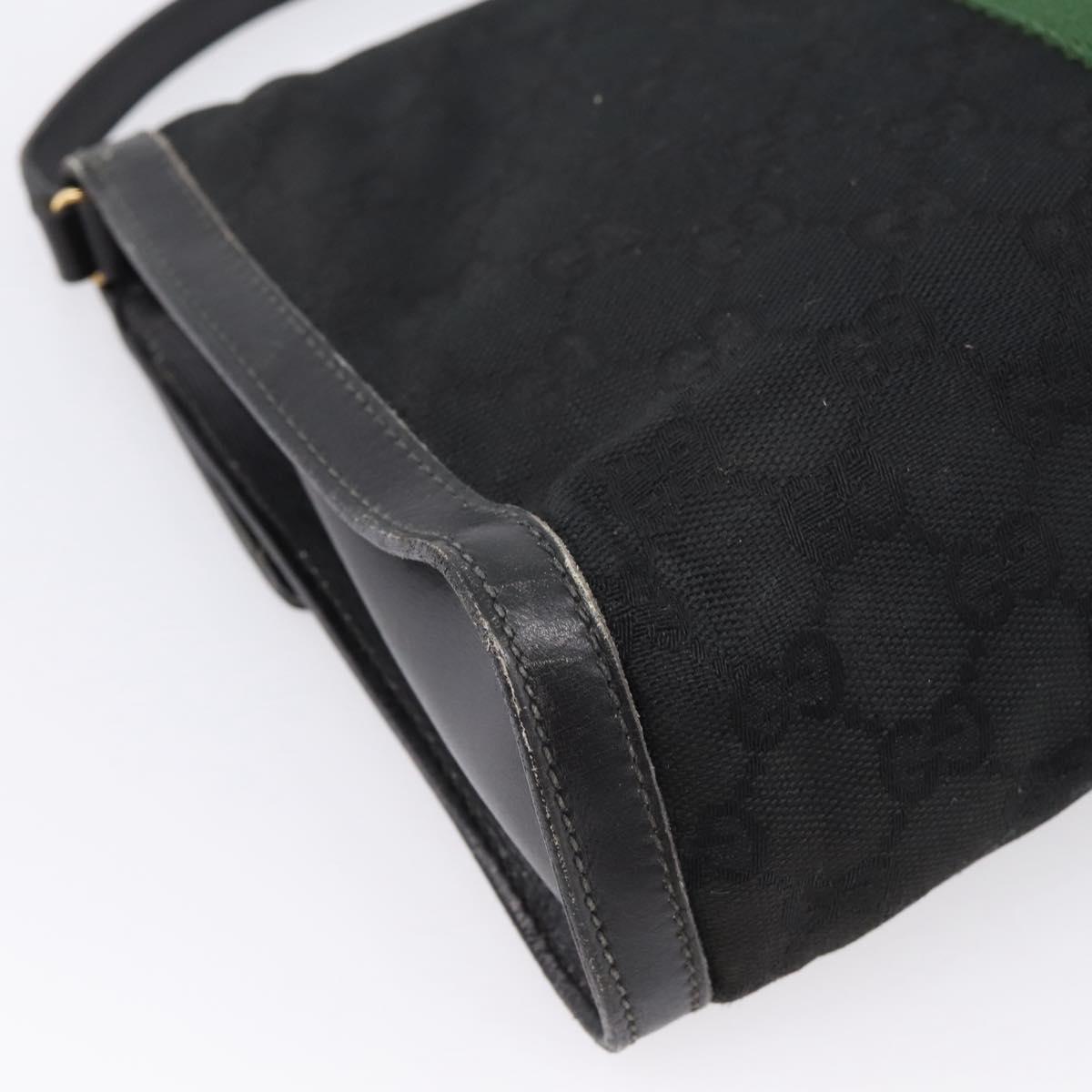 Gucci Black Monogram Sherry Line Crossbody
