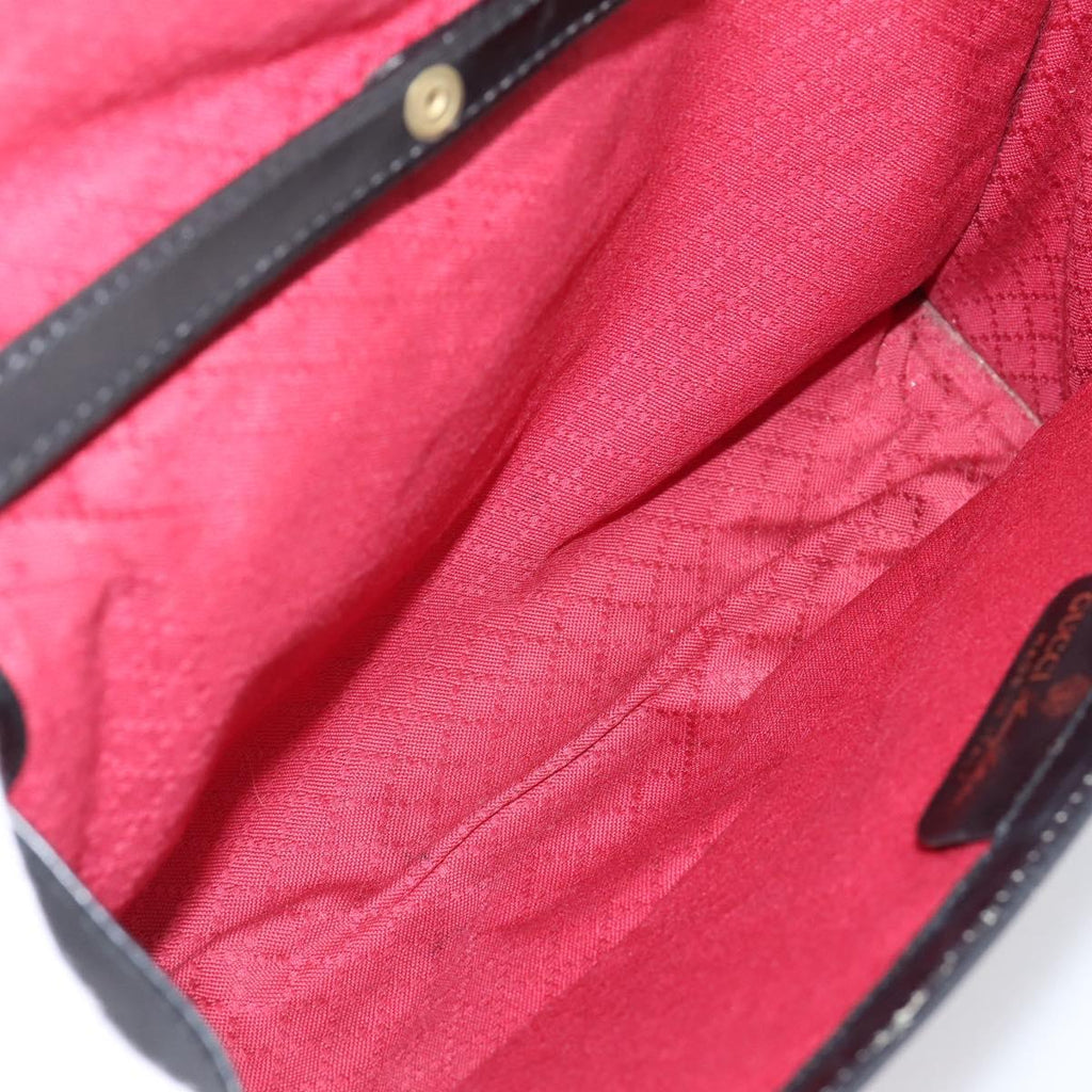 Gucci Black Monogram Sherry Line Crossbody
