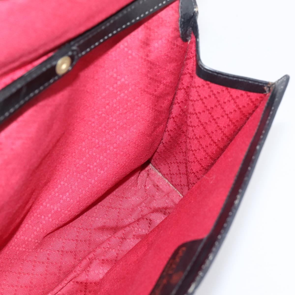 Gucci Black Monogram Sherry Line Crossbody