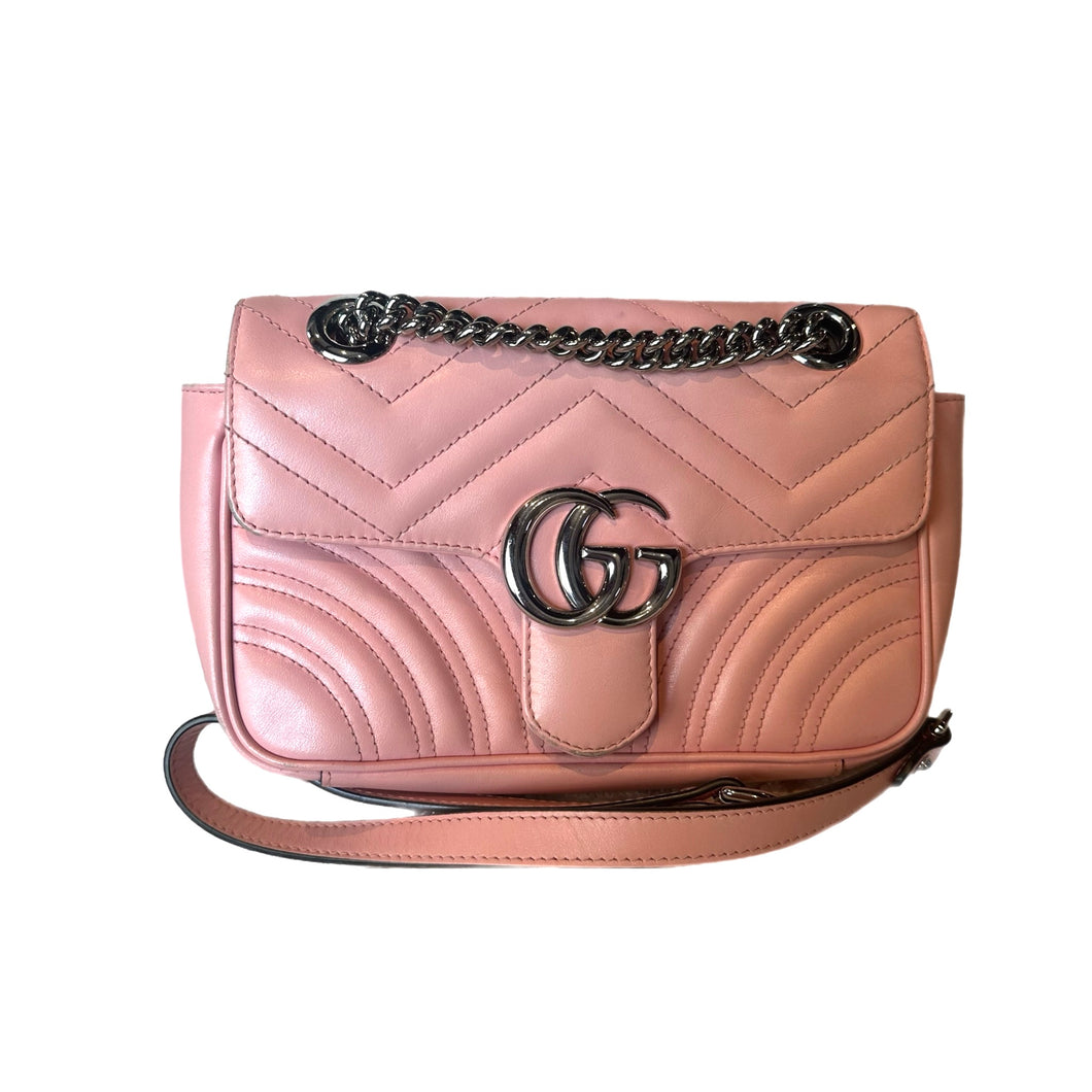 Gucci Marmont Pink Shoulder Bag