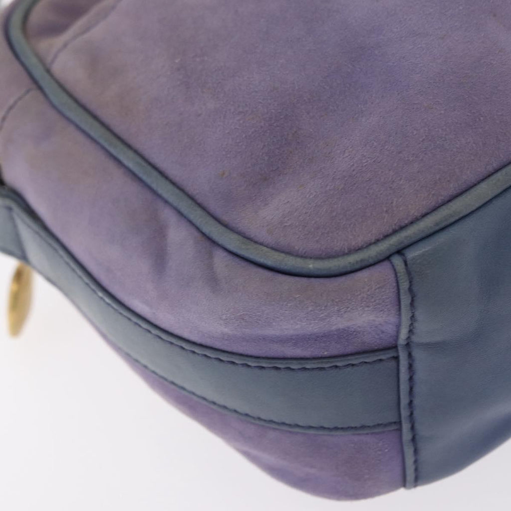 Gucci Purple Suede Horsebit Crossbody
