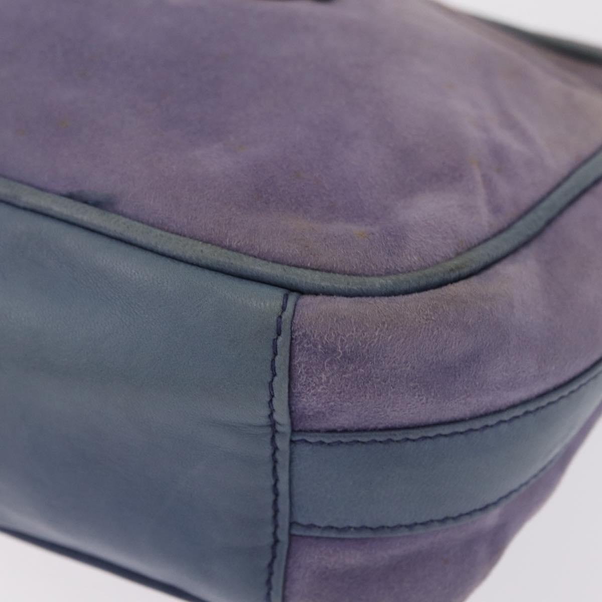 Gucci Purple Suede Horsebit Crossbody