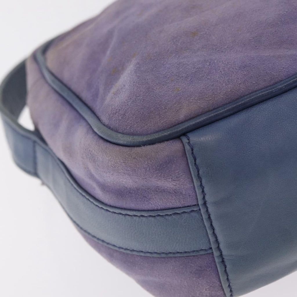 Gucci Purple Suede Horsebit Crossbody