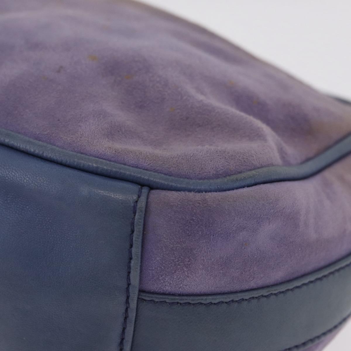 Gucci Purple Suede Horsebit Crossbody