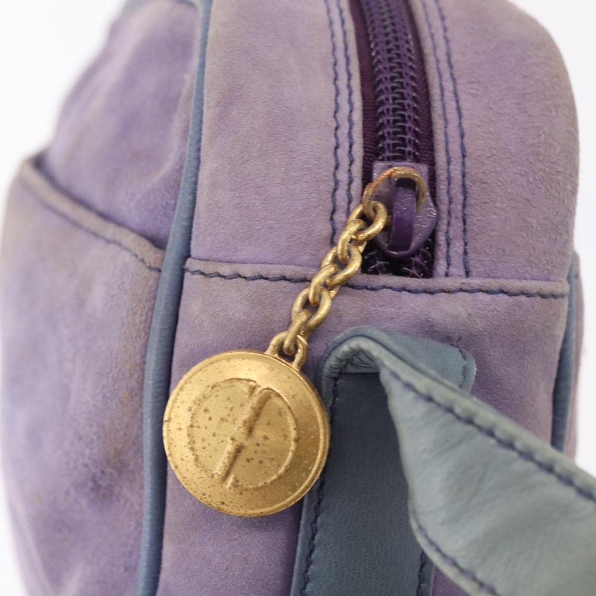 Gucci Purple Suede Horsebit Crossbody