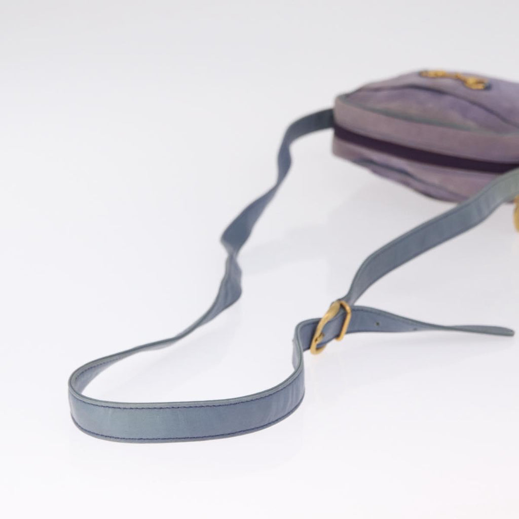 Gucci Purple Suede Horsebit Crossbody