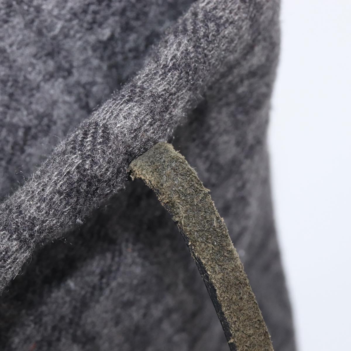 Fendi Grey Zucca Cashmere Tote