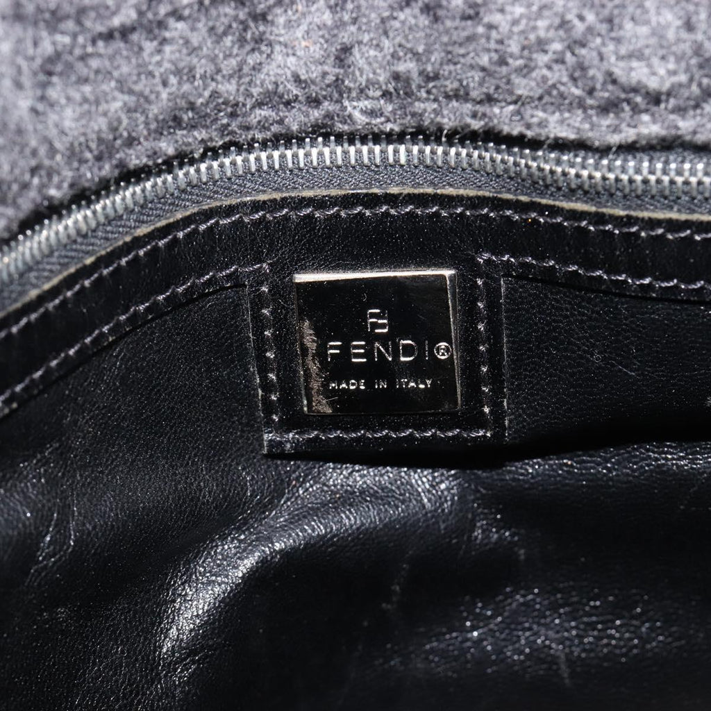 Fendi Grey Zucca Cashmere Tote