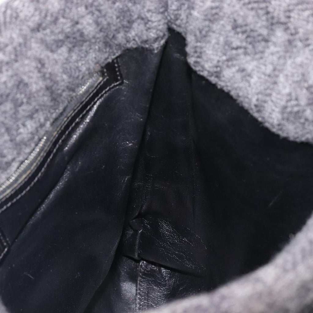 Fendi Grey Zucca Cashmere Tote