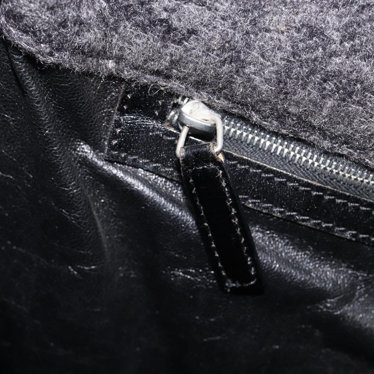 Fendi Grey Zucca Cashmere Tote