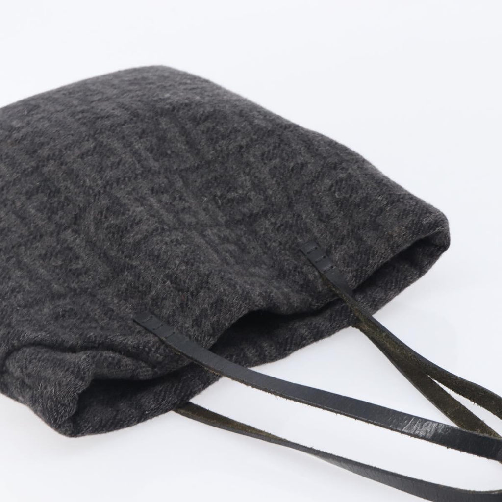 Fendi Grey Zucca Cashmere Tote