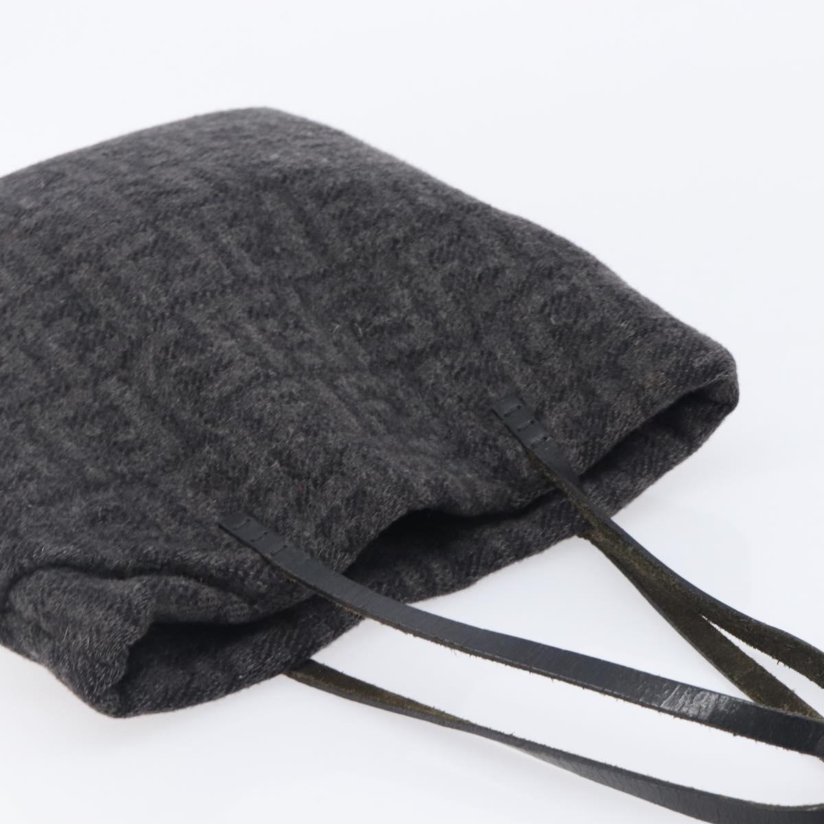 Fendi Grey Zucca Cashmere Tote