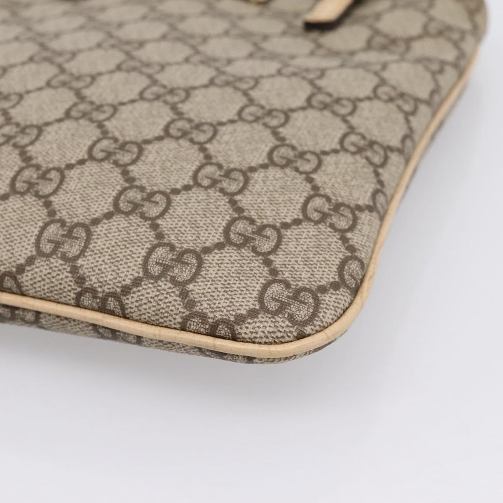 Gucci Brown and Tan Monogram Mini Handbag