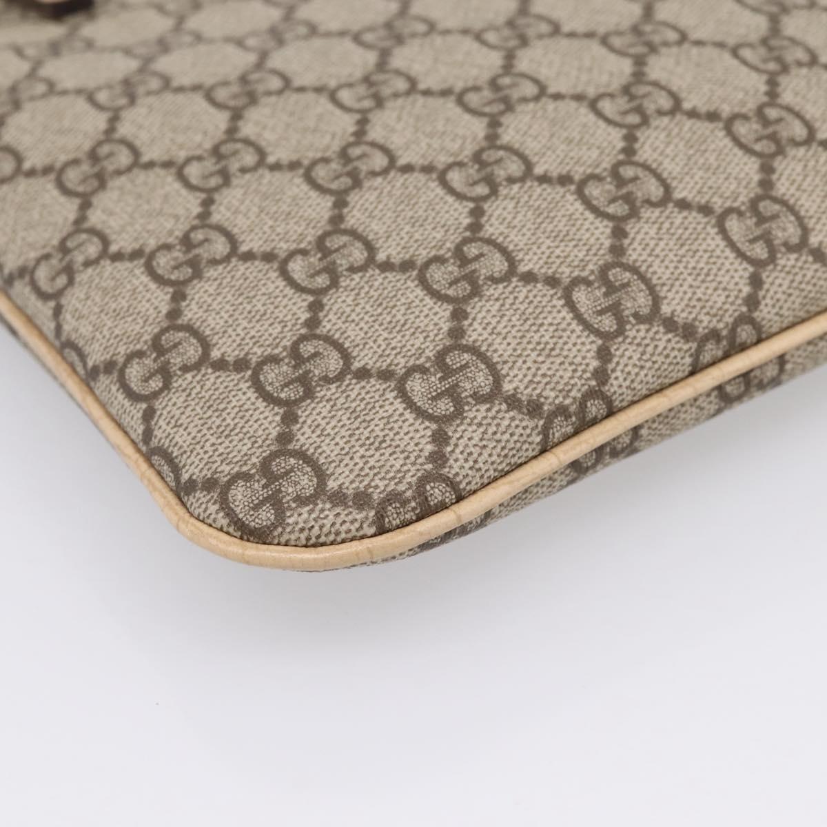 Gucci Brown and Tan Monogram Mini Handbag