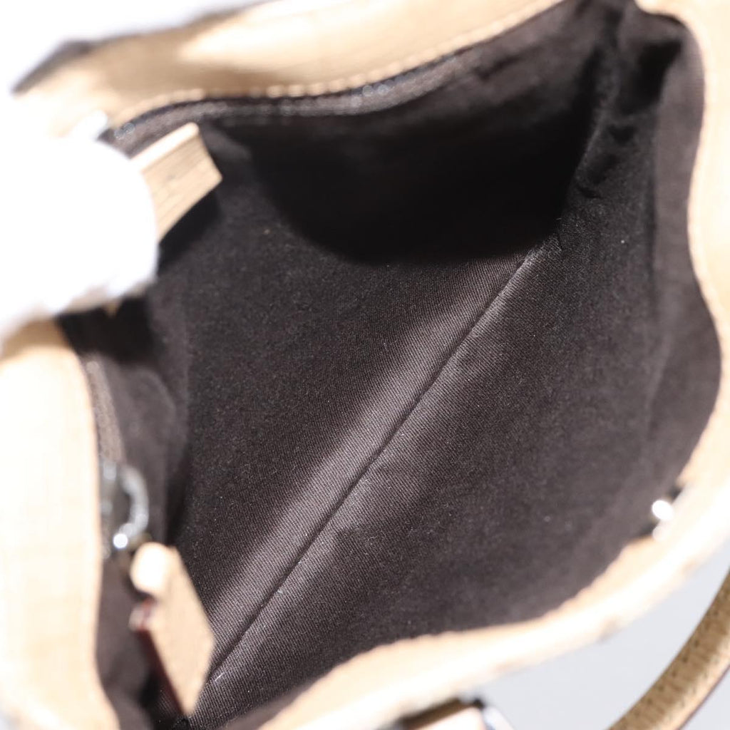 Gucci Brown and Tan Monogram Mini Handbag