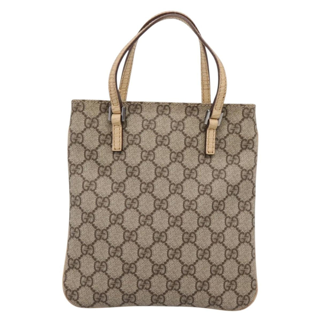 Gucci Brown and Tan Monogram Mini Handbag