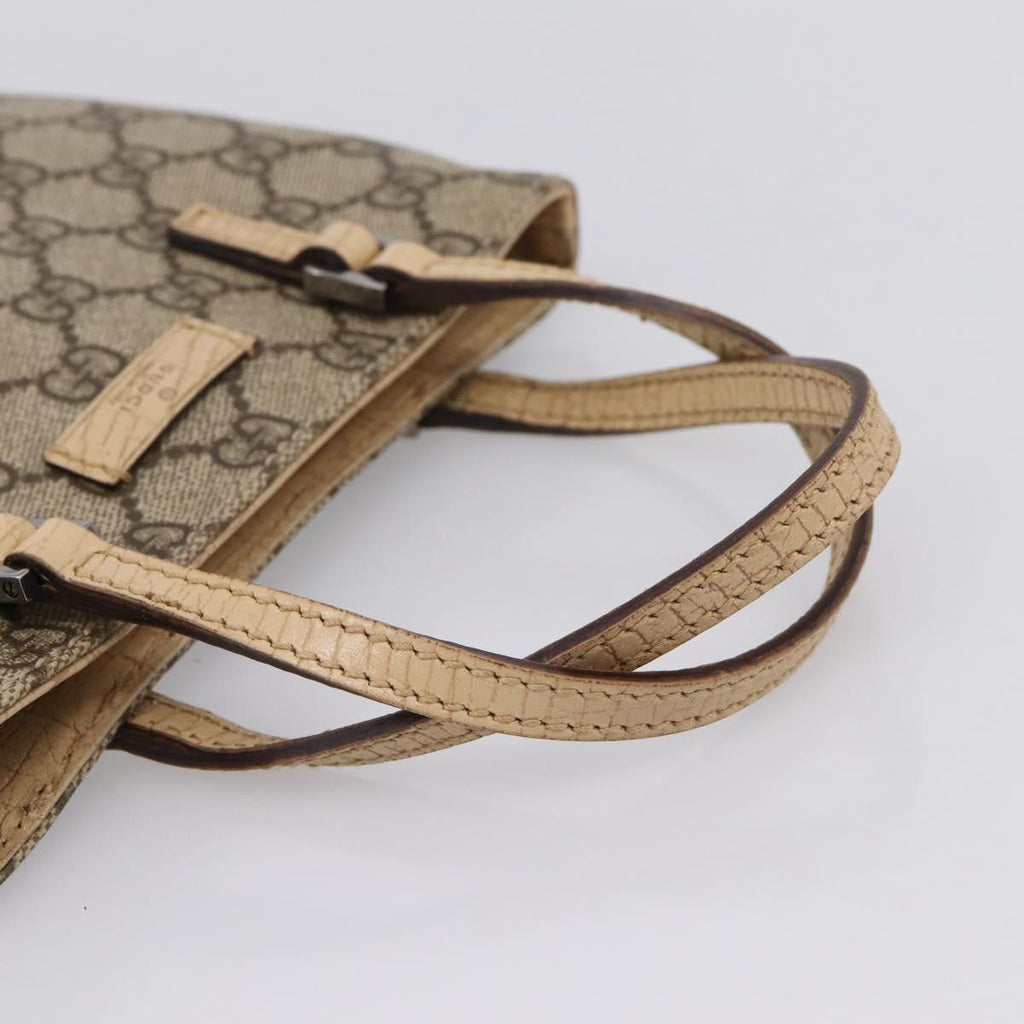 Gucci Brown and Tan Monogram Mini Handbag