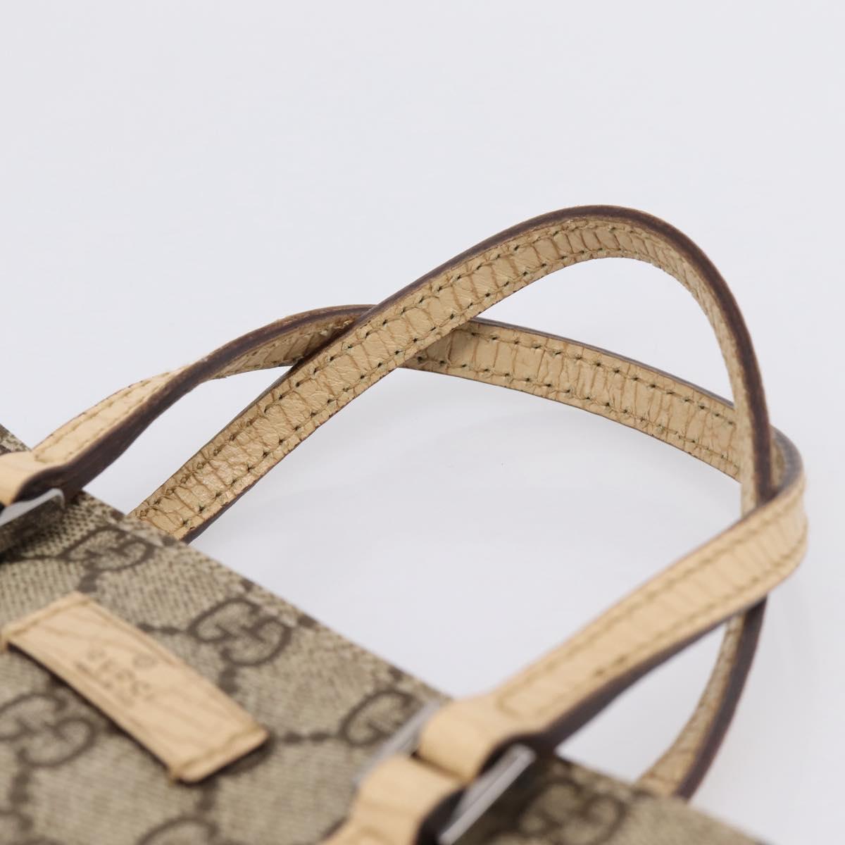 Gucci Brown and Tan Monogram Mini Handbag