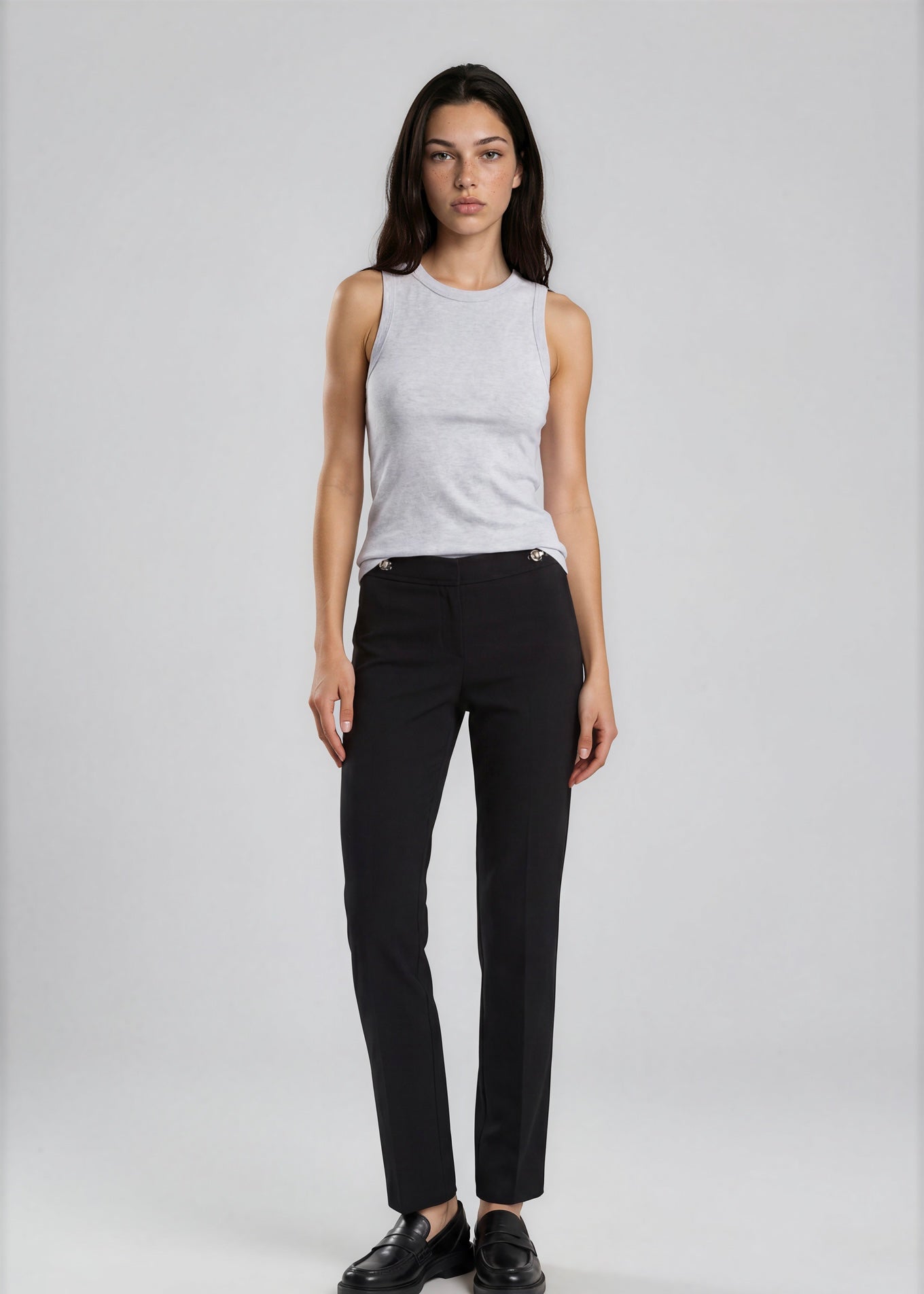 Versace Black with Silver Detail Trousers