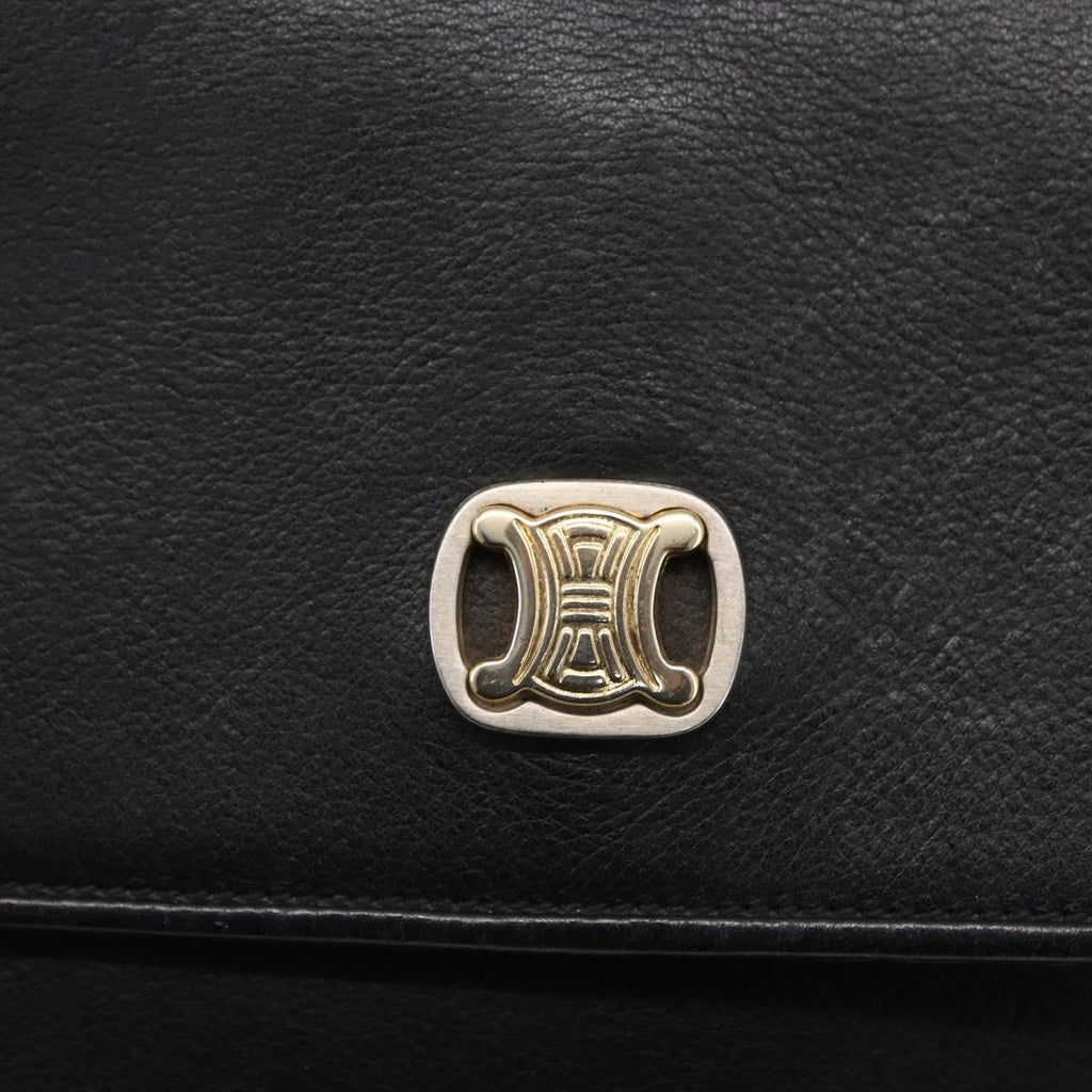 Celine Black Leather Crossbody