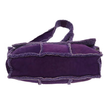 Load image into Gallery viewer, Chanel Purple Shearling Shoulder Bag
