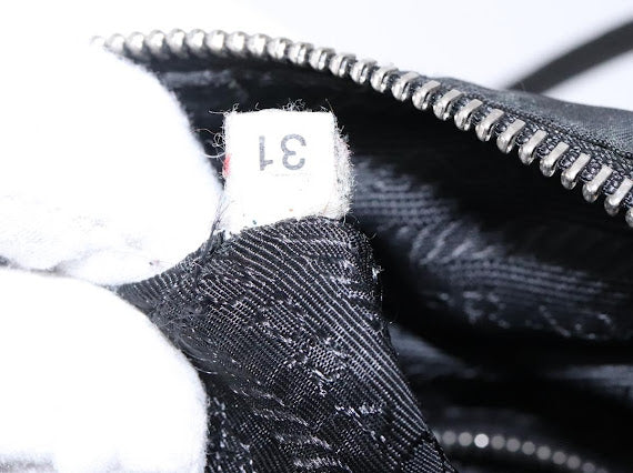 Prada Black and Leather Nylon Tote