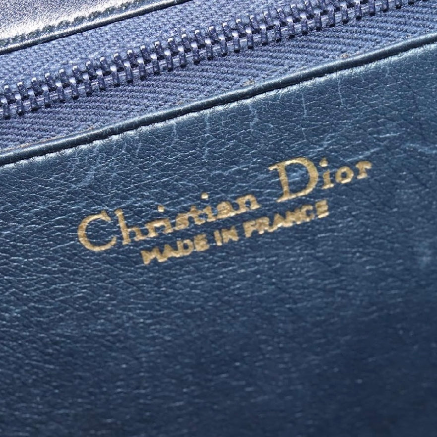 Dior Navy CD Shoulder Bag