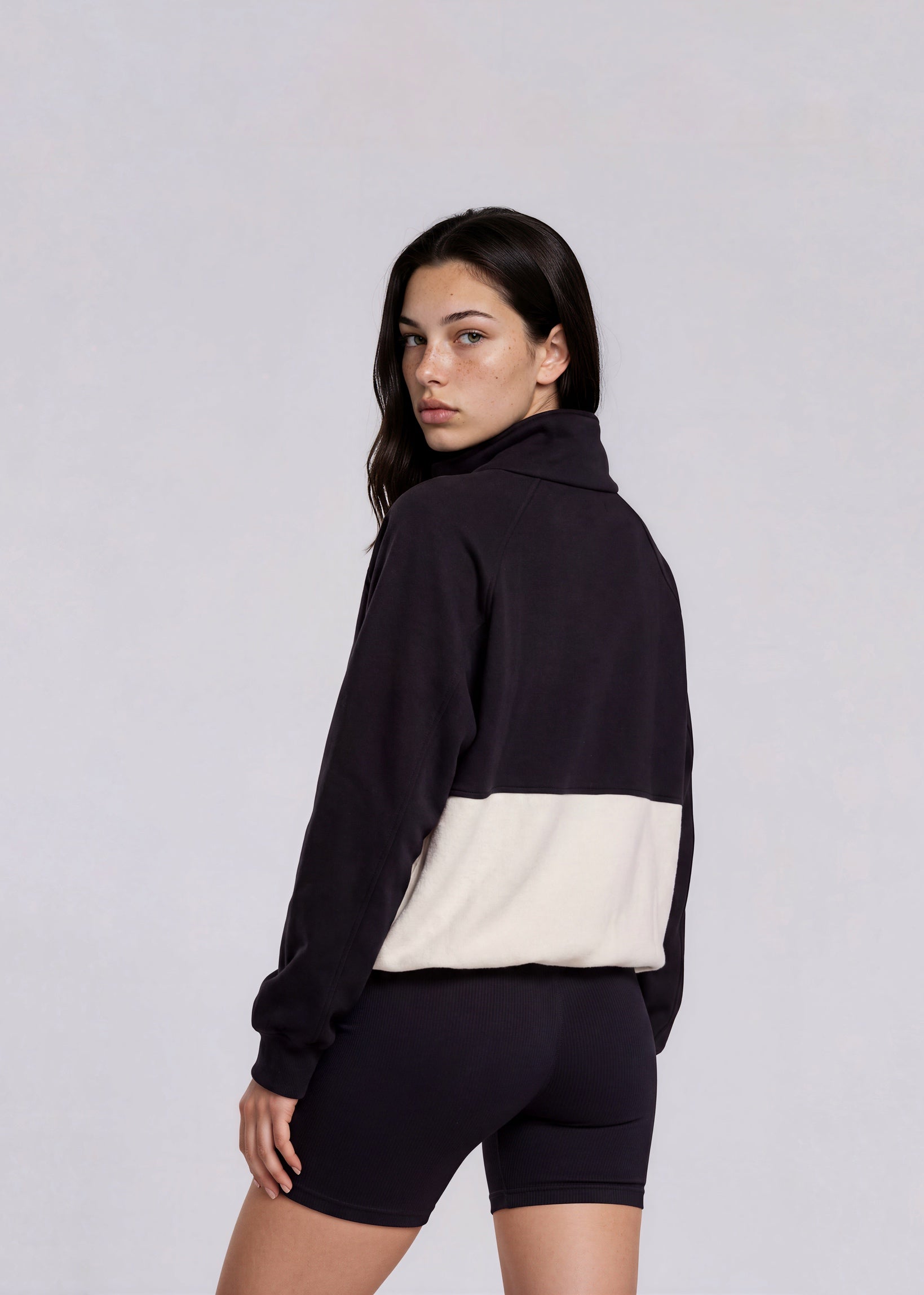 Dior Black and White Zip Bomber