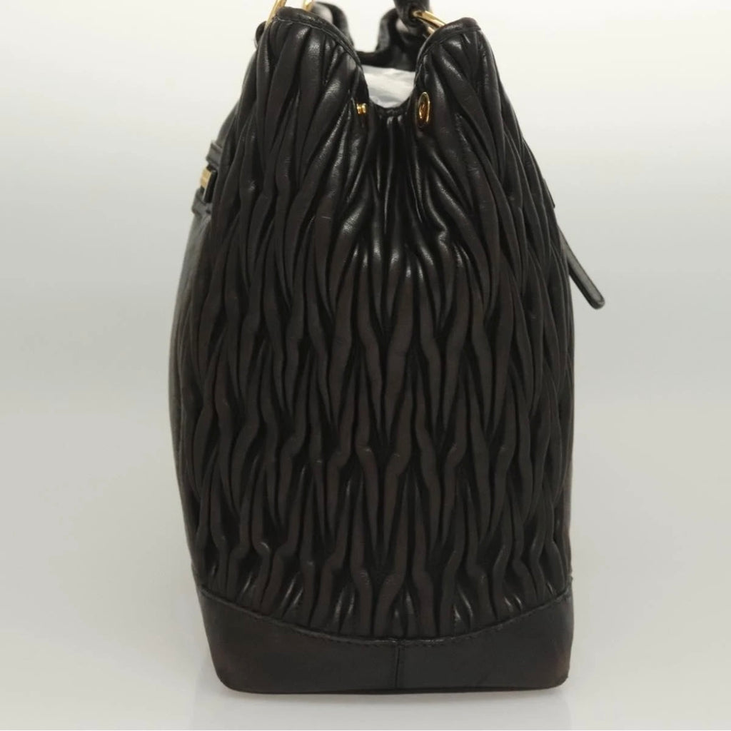 Miu Miu Black Leather Tote