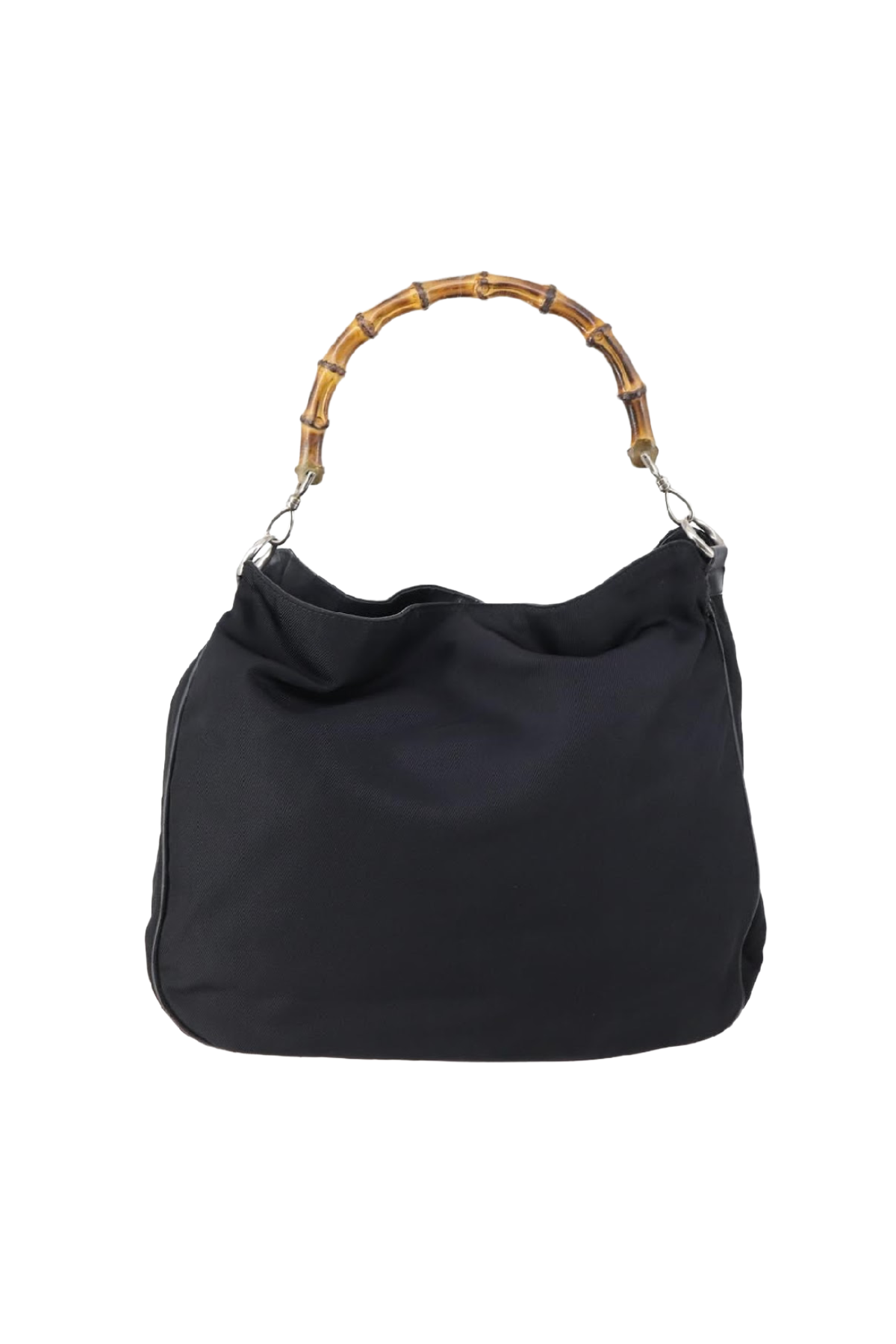 Gucci Black Bamboo Shoulder Bag