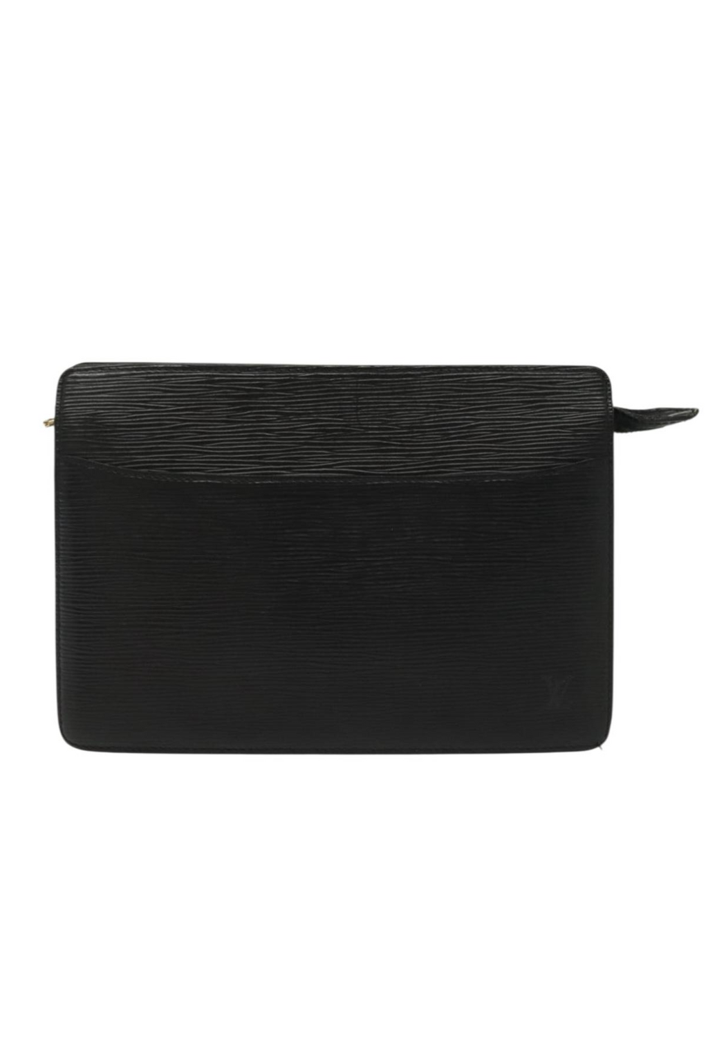 Louis Vuitton Black Epi Clutch