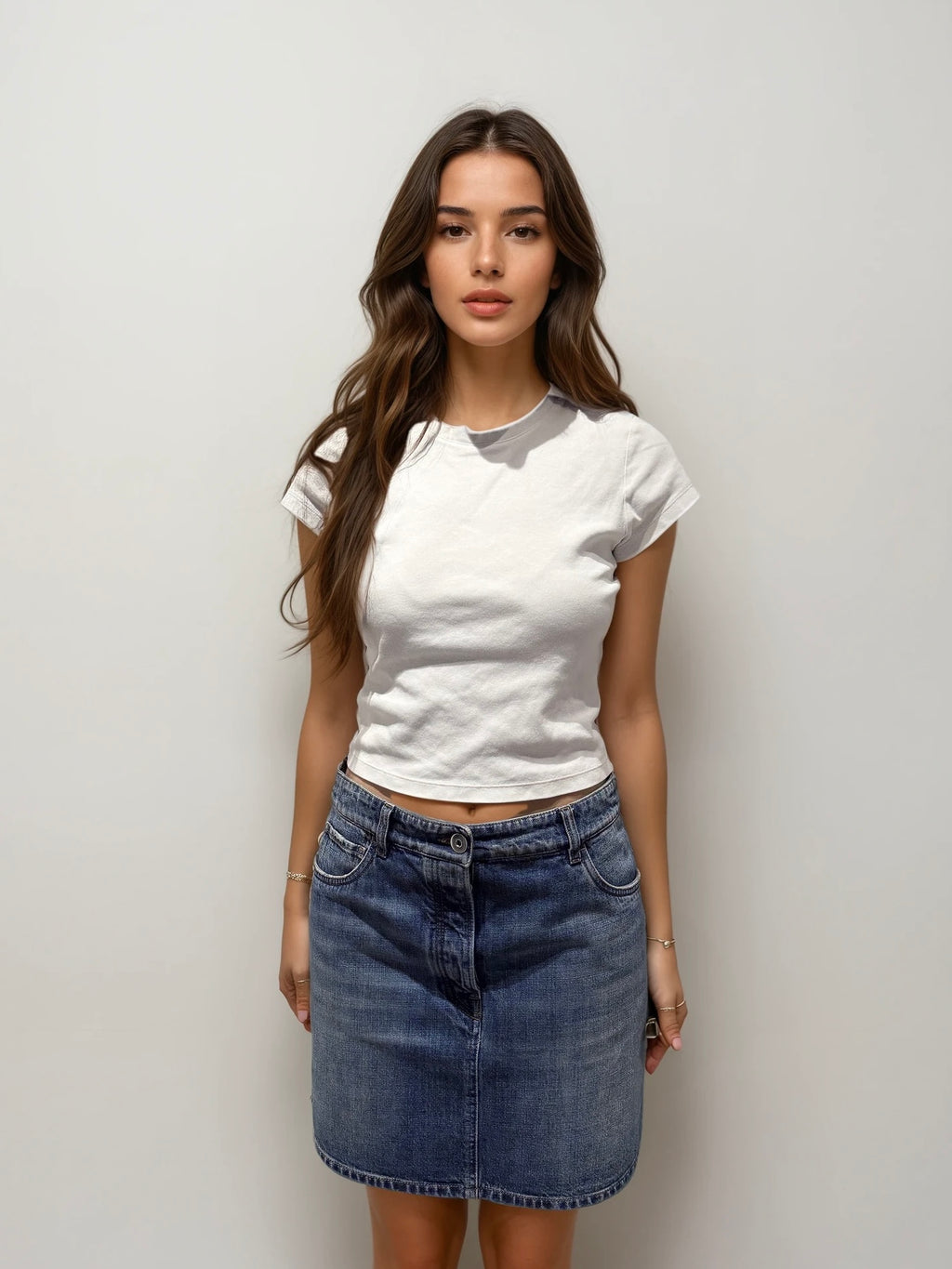 Prada Denim Mini Skirt