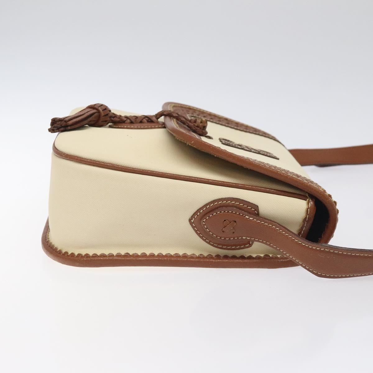Loewe Cream and Brown Crossbody