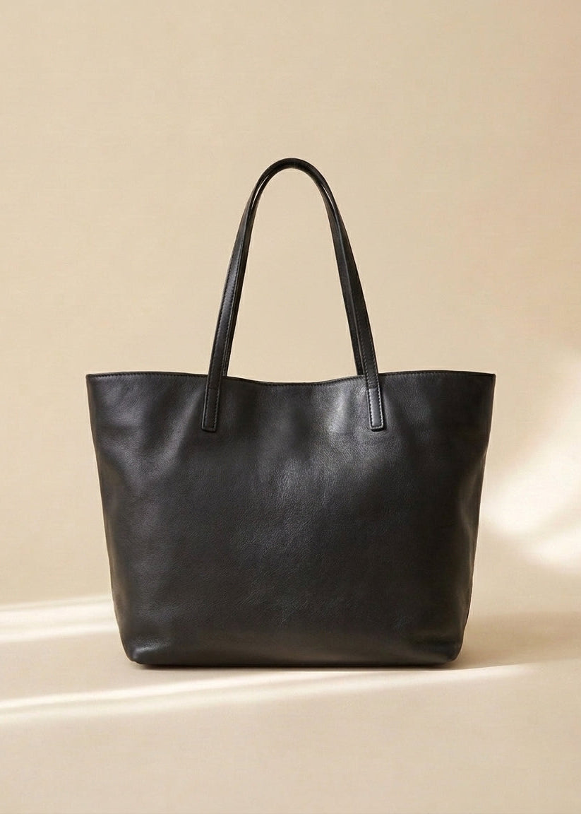 Loewe Black Leather Tote