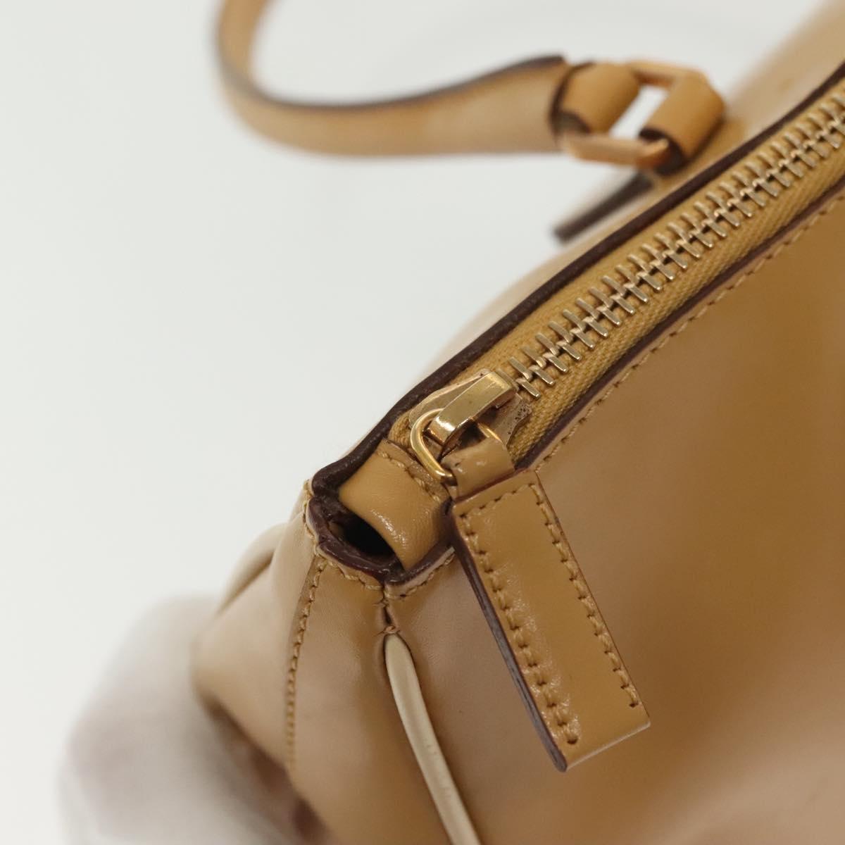 Prada Tan East West Bowler Bag