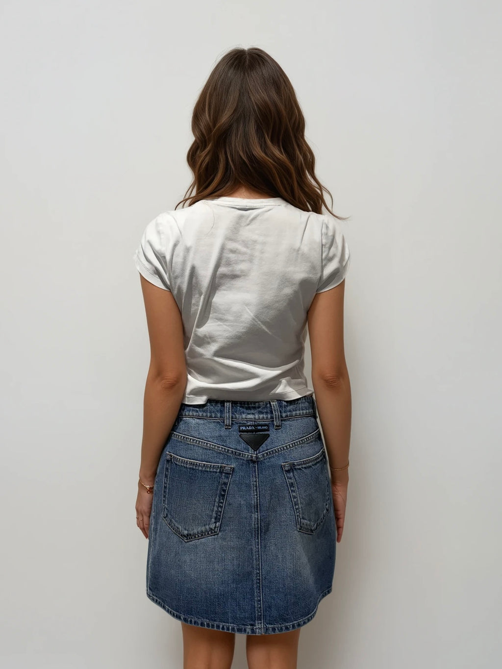 Prada Denim Mini Skirt