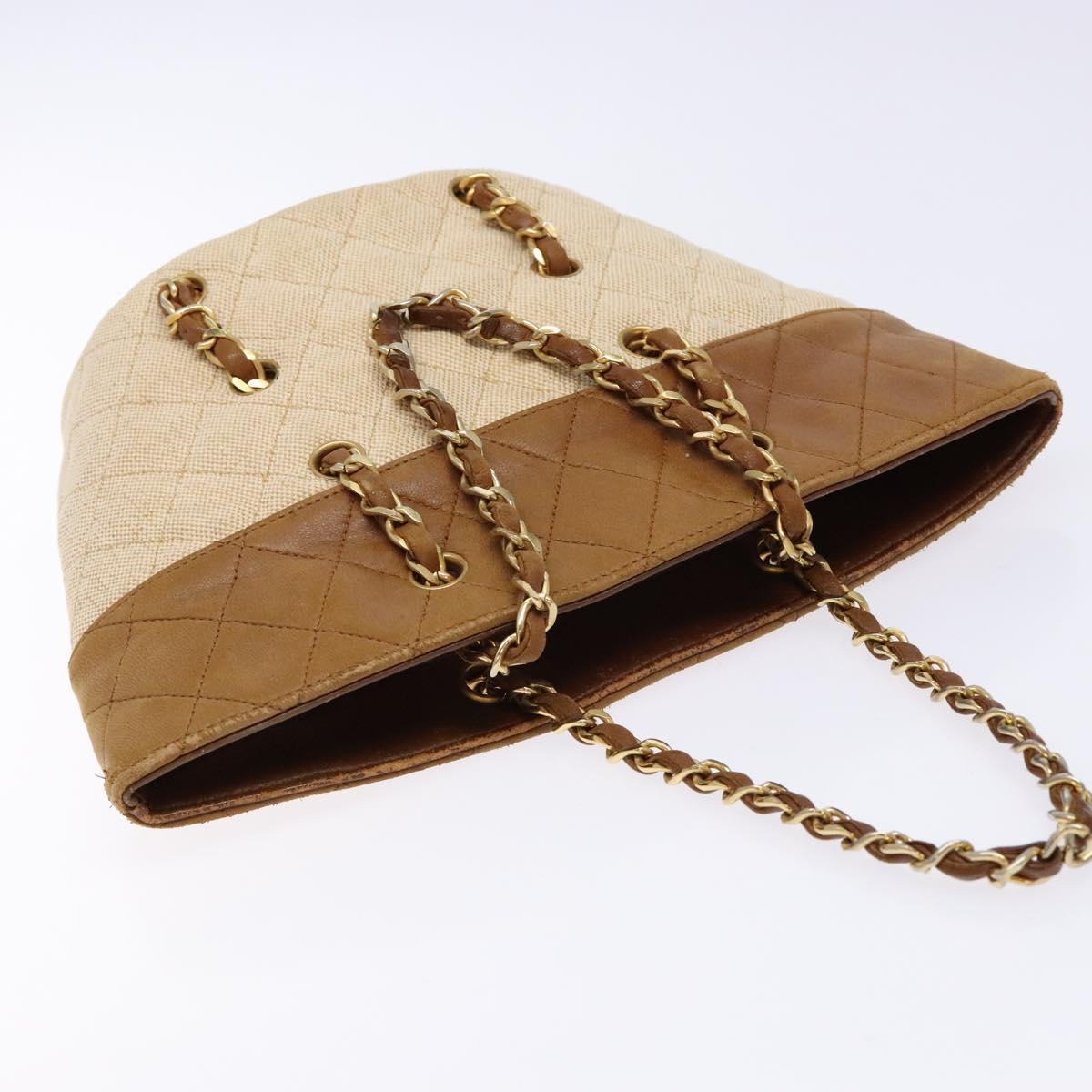 Chanel Brown Quilted Tote
