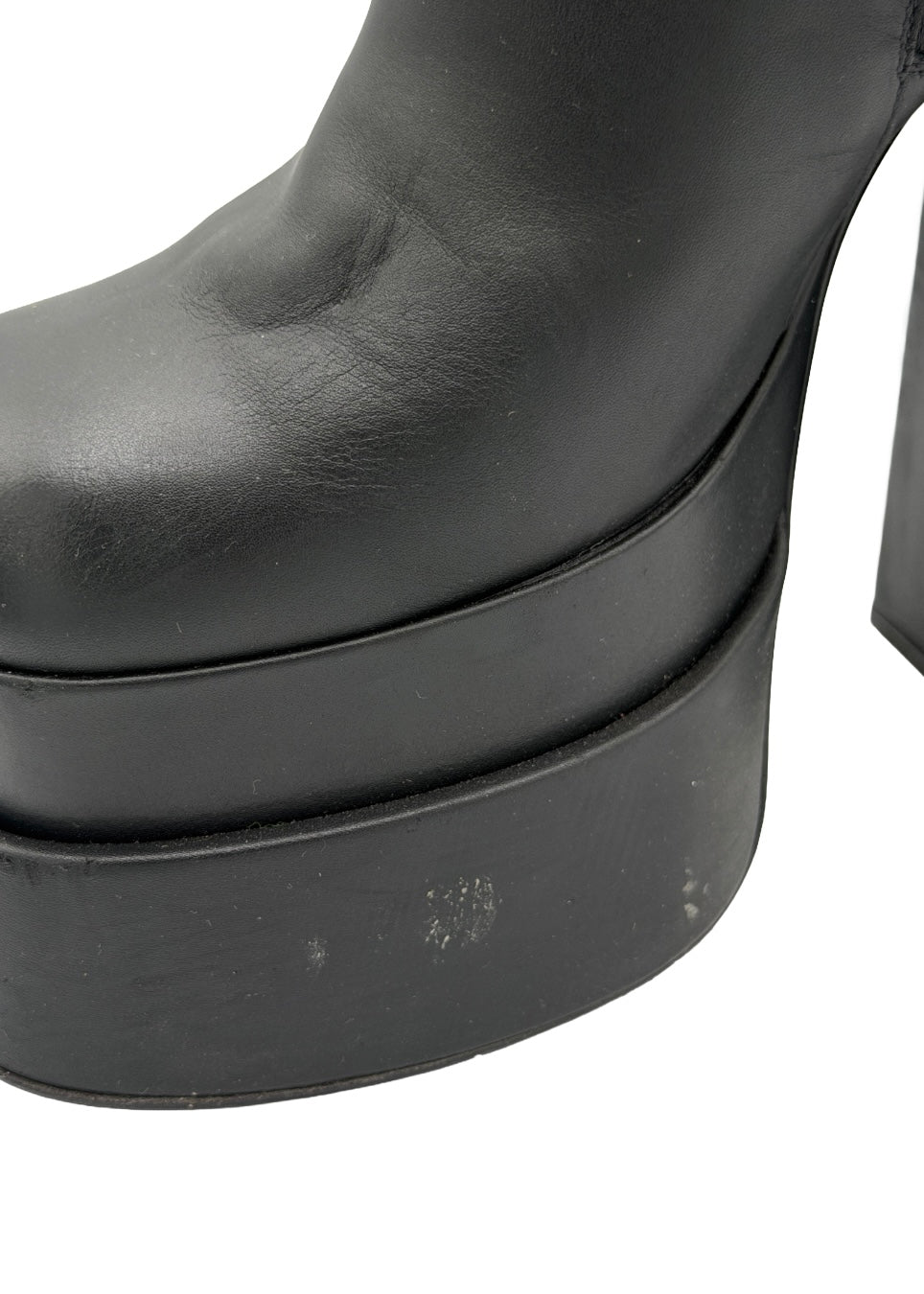 Versace Black Platform Boots