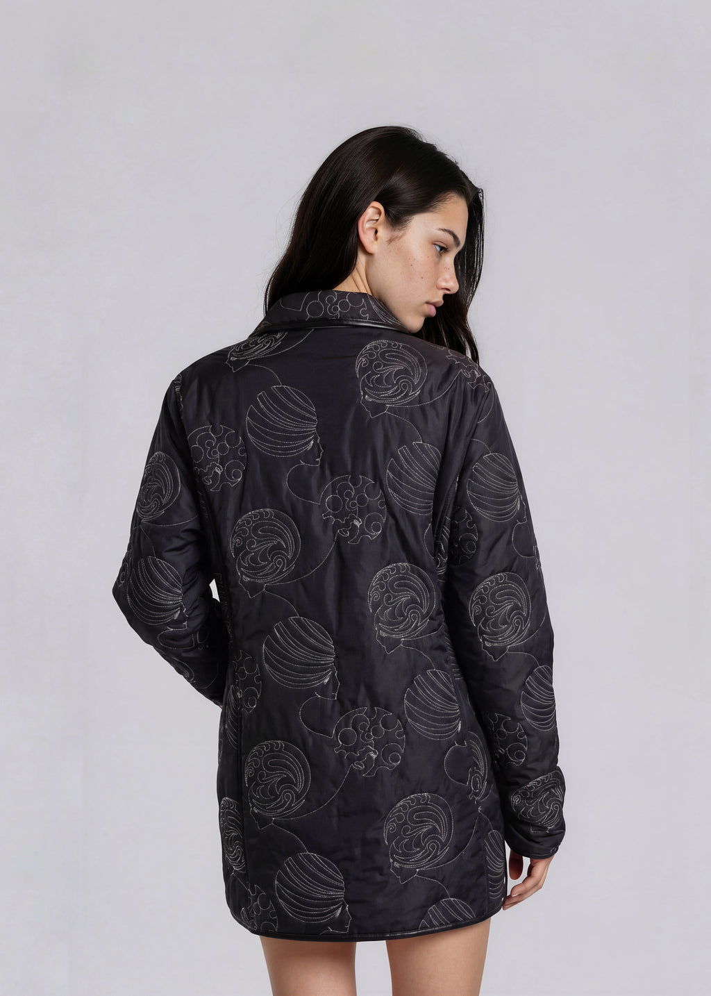Escada Black Printed Jacket