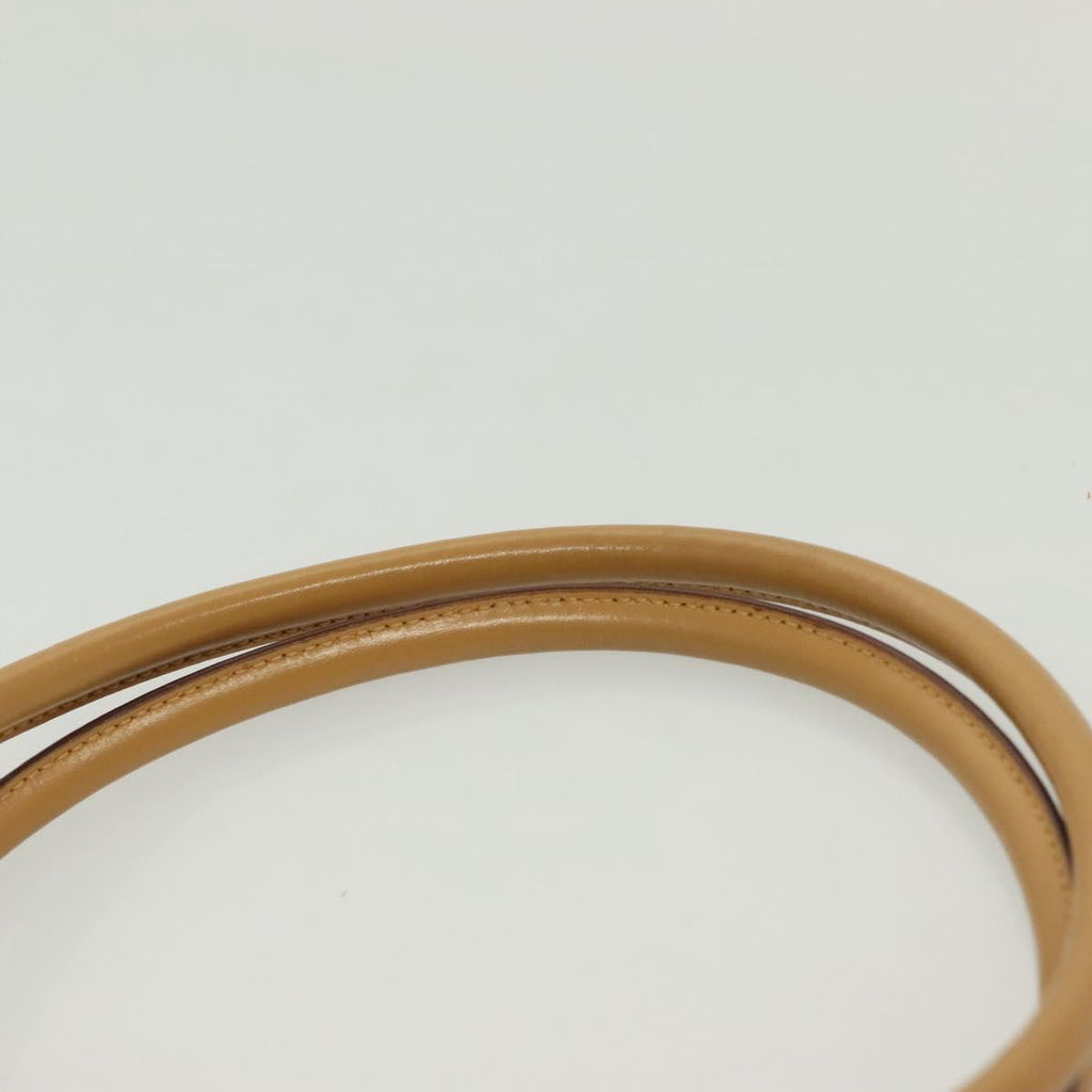 Prada Tan East West Bowler Bag