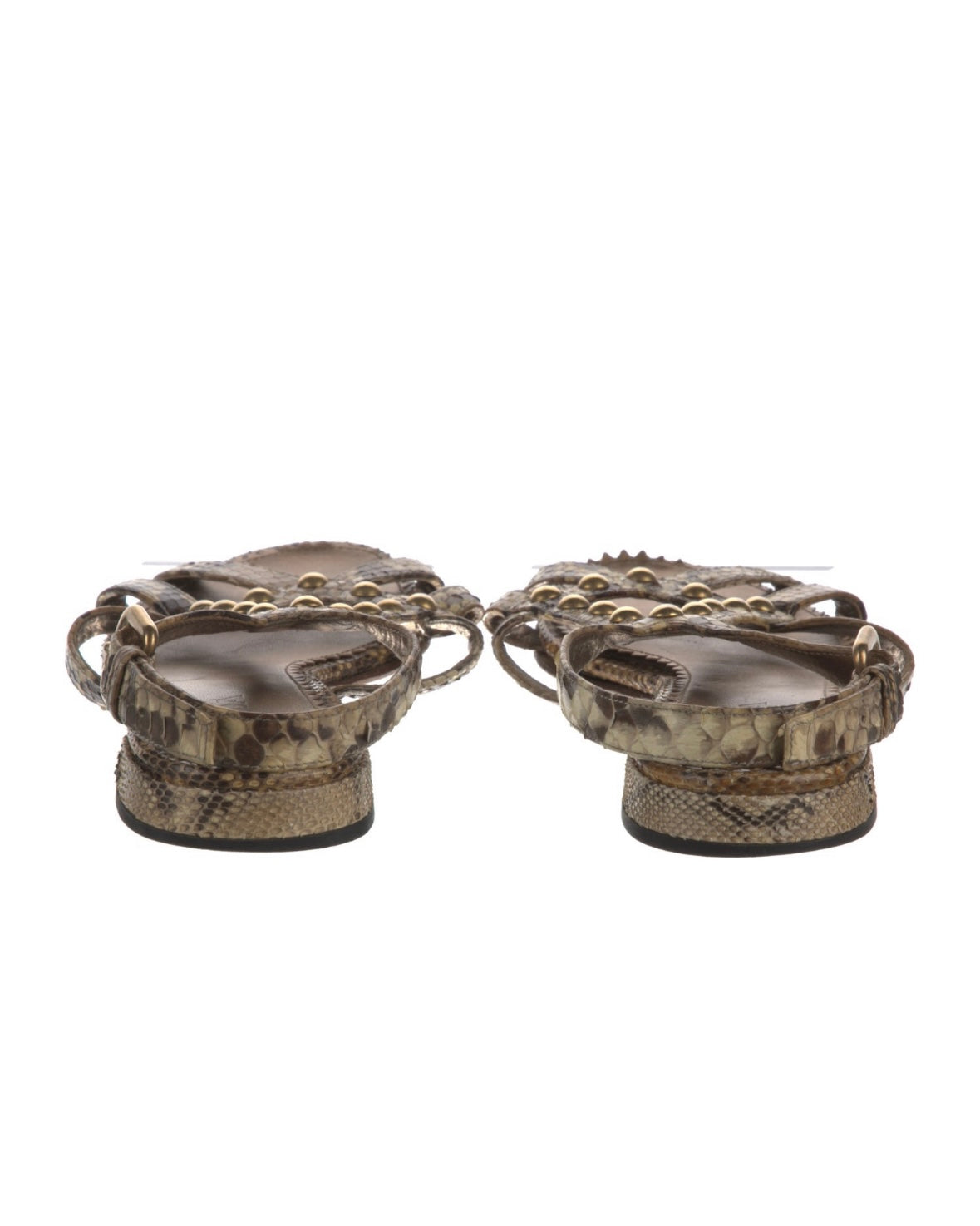 Prada Snakeskin Sandals