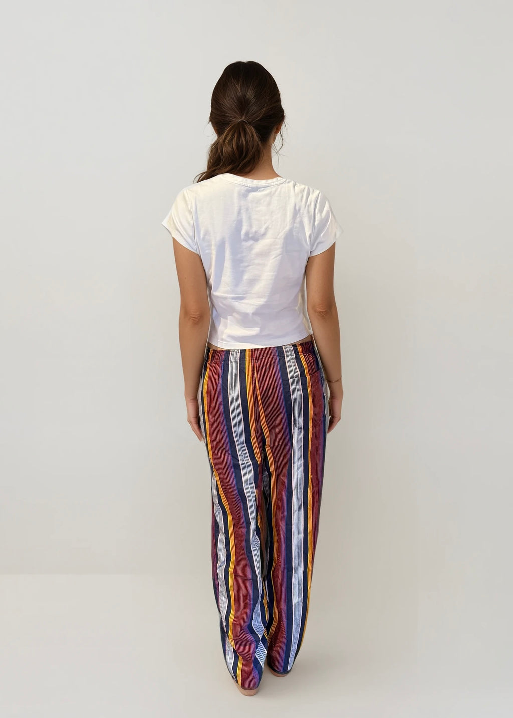 Dior Striped Drawstring Pants